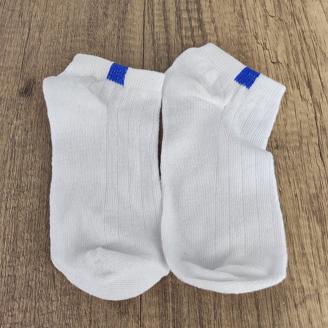 sockscraft Men's Cotton Summer Socks - White