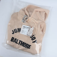 COM STAR Kids' Beige Hooded Sweatshirt Pullover - Children's Soft Fleece-Lined Hoodie for Boys and Girls