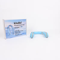 klsdhf Blue Neck Hanging Bladeless Wearable Electric Fans with USB Charging