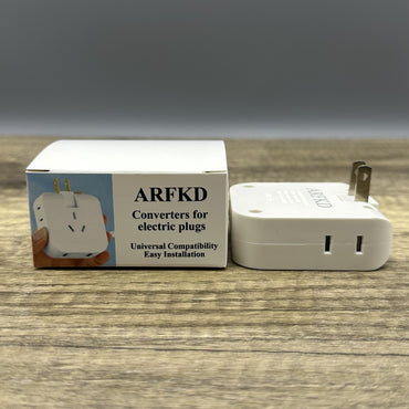 ARFKD Universal Travel Converters for Electric Plugs with USB Charging Ports