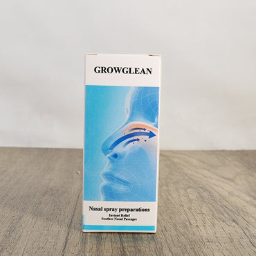 GROWGLEAN Fast-Acting Nasal Spray – 12-Hour Congestion Relief – Non-Drowsy Formula