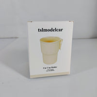 tslmodelcar Beige Car Cup Holder for Beverages, Bottles, Coffee, and Travel Mugs – Universal Fit and Easy Installation