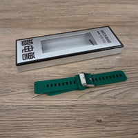Deep Green Replacement Watchband Comfortable Durable Strap for Fitness Trackers