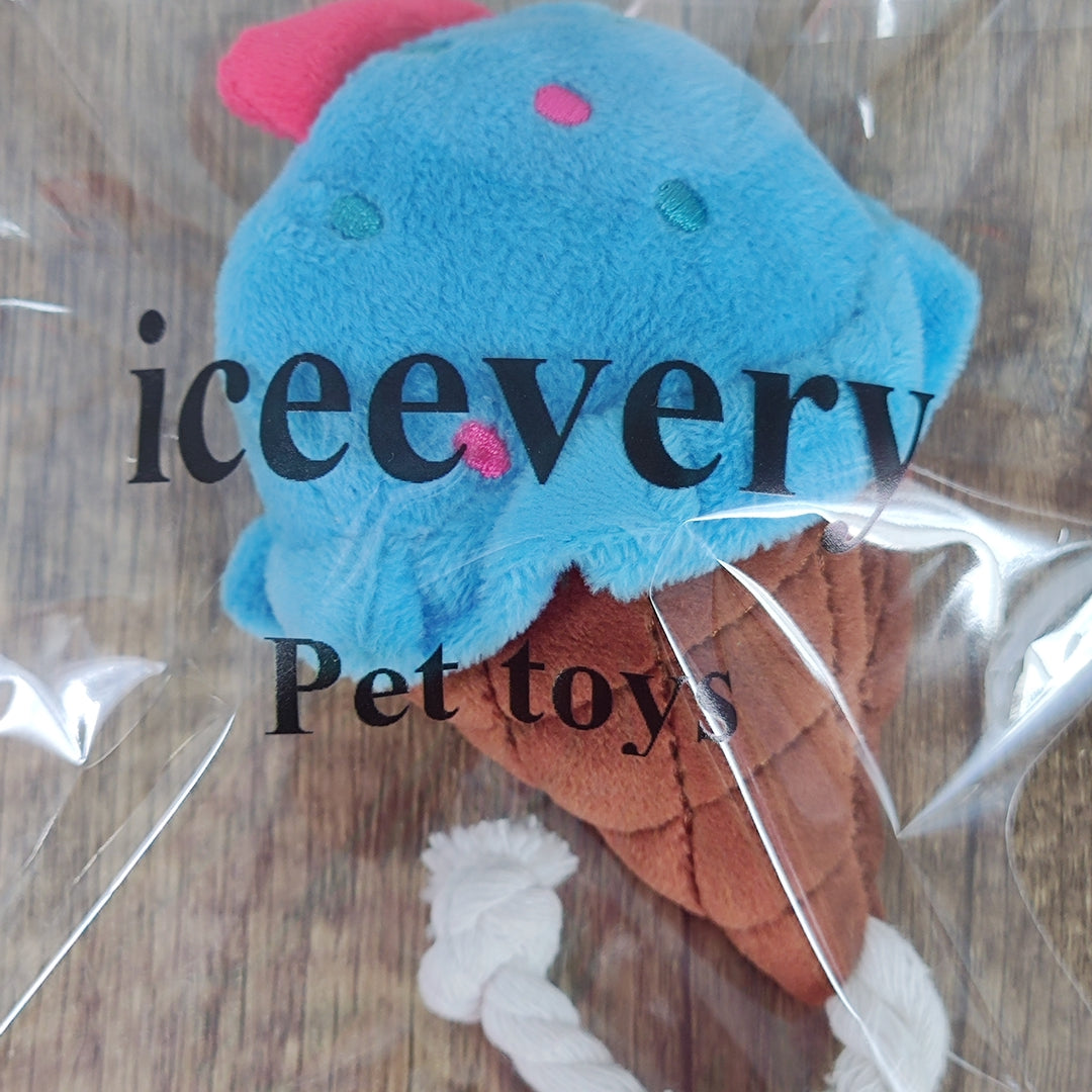 iceevery Interactive Pet Toy – Fun Playtime Companion for Dogs & Cats, Blue & Brown, Medium