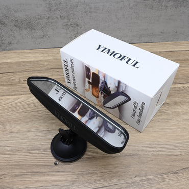 YIMOFUL Car Rearview Mirrors Interior Wide Angle Mirror with 360 Degree Rotation and Suction Cup Mount