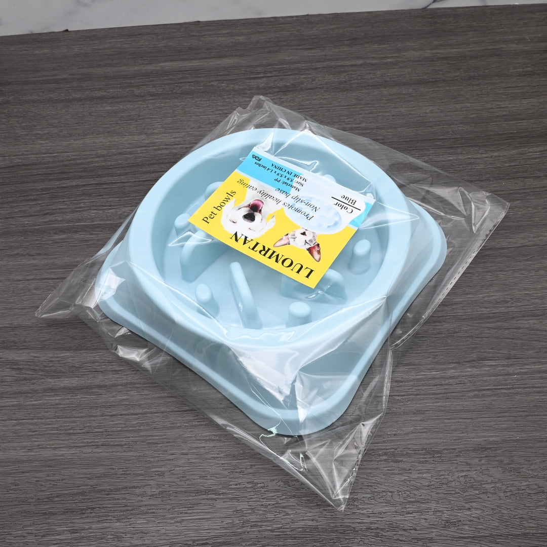 LUOMRTAN Premium Pet Bowls: Interactive Slow Feeder Collection for Healthy Dining