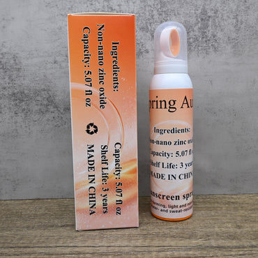 Spring Aura Sunscreen Spray SPF 50 Broad Spectrum UVA UVB Protection Lightweight Physical Sunscreen