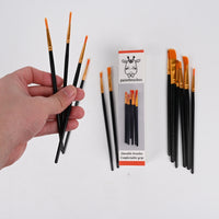 Professional Black Oil Painting Paintbrushes Premium Artist Paintbrushes Set for Oil Colors