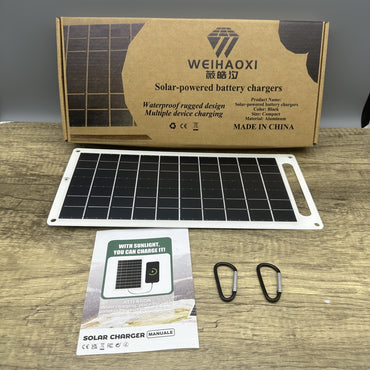 WEIHAOXI Solar-Powered Battery Chargers: Eco-Friendly, Ultra-Fast, and Portable Power for Your Devices