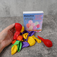 iBaloneKoo Balloons Round Rubber Balloons for Parties and Celebrations Durable Stretch Friendly for Birthday Wedding and Event Decor