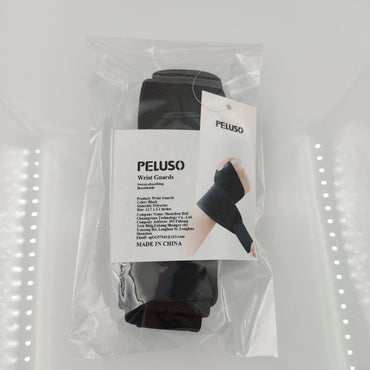 PELUSO Wrist guards for athletic use Black