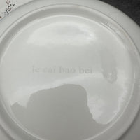 le cai bao bei Elegant White Ceramic Dishware Collection Premium Dining Plates Set For Modern Home Kitchen