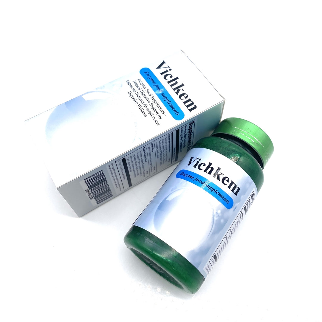 Vichkem Enzyme food supplements- Natural Digestive Support for Healthy Metabolism & Improved Nutrient Absorption