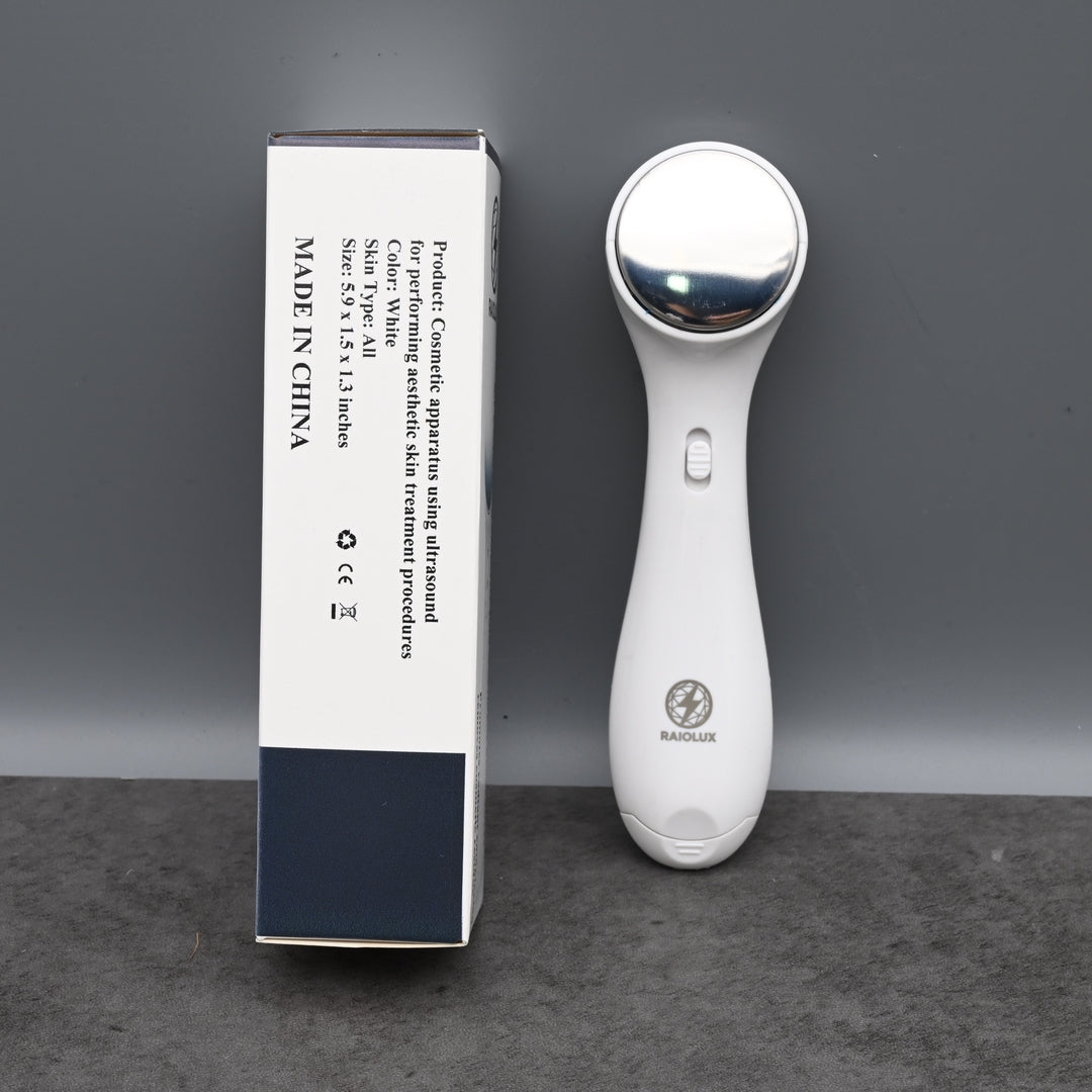 RAIOLUX Cosmetic Apparatus Using Ultrasound for Performing Aesthetic Skin Treatment Procedures Professional Sonic Facial Cleansing Device Deep Pore Cleanser Beauty Machine