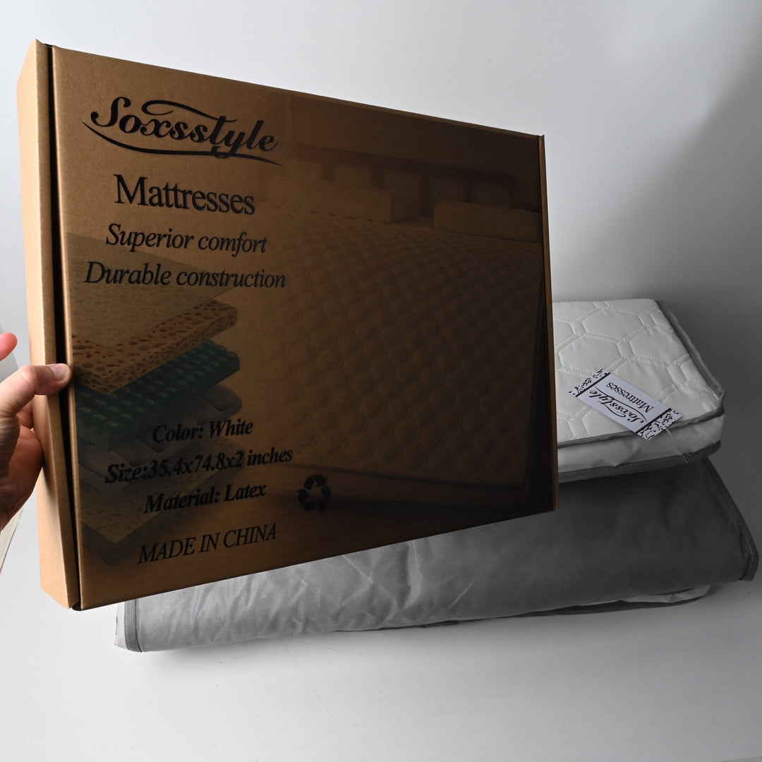 Soxsstyle Memory Foam Mattresses Premium Comfort Topper For Home Dorm And Guest Room All Season Use