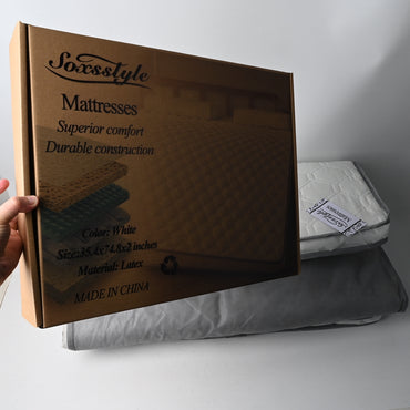 Soxsstyle Memory Foam Mattresses Premium Comfort Topper For Home Dorm And Guest Room All Season Use