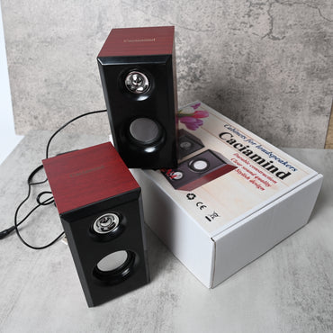 Caciamind High-Performance Speaker Cabinet Clear Sound Enclosure for Home