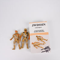 JWDSSIN Premium Collectible Action Figures Deluxe Character Series with Articulation