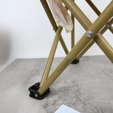 YasuSoofa Portable Folding Beach Chair Lightweight Outdoor Chair for Fishing Picnic Camping Backrest Support