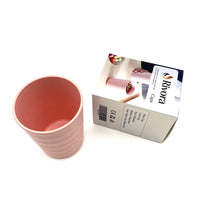 Rivora Cups Pink Minimalist Wheat Straw Material Height 11Cm Diameter 8Cm Eco-Friendly Cups