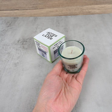 NOTES FOR LATER Natural Soy Wax Perfumed Candle Long-Lasting Burn for Relaxation & Stress Relief