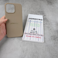 JIONGYAO Anti-Slip Full Coverage Protective Cover for iPhone 16 Pro Max Matte TPU Case