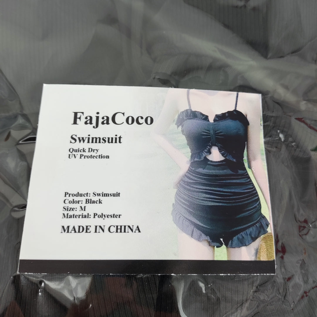 Fajacoco Women's Summer One-Piece Swimwear - Stylish and Comfortable Swimwear for Every Beach Day