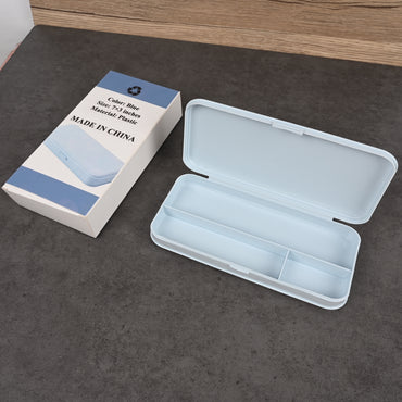 Gxsepiu Light Blue Pencil Case Durable & Stylish Stationery Box for School, Office
