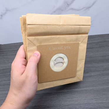 CassiLyra Professional Paper Universal Vacuum Cleaner Bags - High-Efficiency Dust Collection Bags