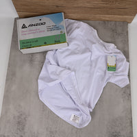 AZ ANZOO Classic White Cotton T‑Shirt – Short‑Sleeve Crewneck Tee Soft & Breathable Everyday Wear