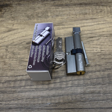 Bling Panda Keys and Key Cylinders H11 Key and Lock Core Set Aluminum Alloy 3 Keys High Security Corrosion Resistant