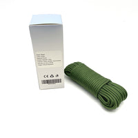 campmemory Ropes Green Nylon Rope 3mm Durable Anti Slip Wear Resistant