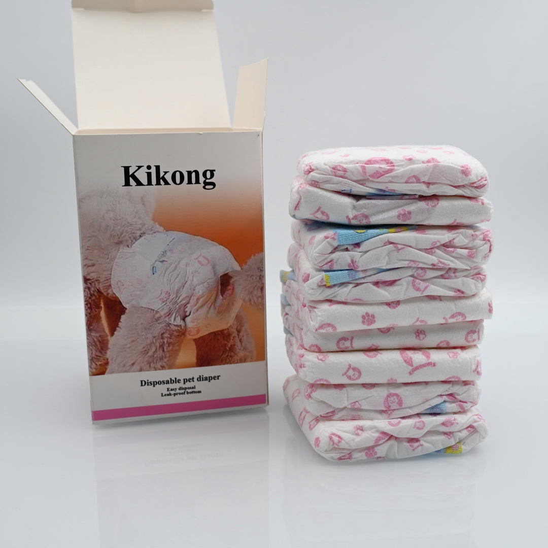 Kikong Disposable Pet Diapers - Comfortable and Secure Protection for Your Pet