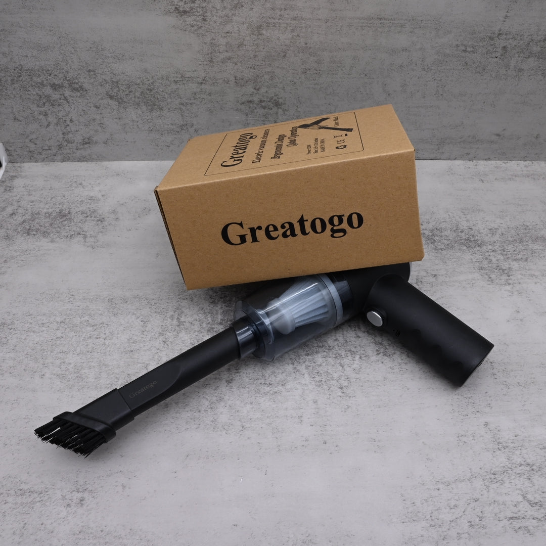 Greatogo Portable Electric Vacuum Cleaners - 25000PA Powerful Handheld Cordless Vacuum with Quick Charge