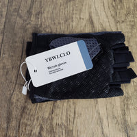 YBWLCLO Black Lycra Cycling Gloves | Medium Size | Comfortable & Durable