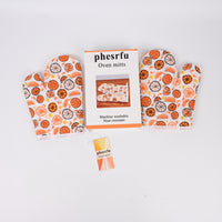 phesrfu Heat Resistant Oven Mitts Kitchen Oven Mitts for Baking & Cooking with Comfortable Grip