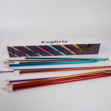 Eoglirie Crochet Hook Set Aluminum Crochet Needles with Stitch Markers Multi-Size Crochet Hooks for DIY Knitting