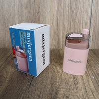 mixjergeen Press‑Top Toothpick Holder Hygienic Pink Toothpick Dispenser, Easy‑Access Design for Kitchen & Dining Table