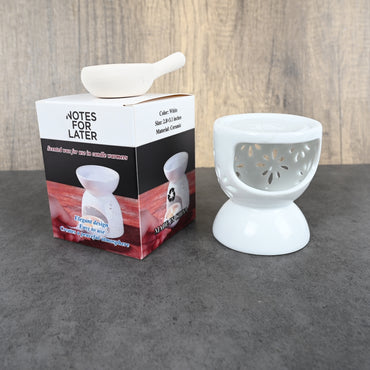 NOTES FOR LATER Ceramic Dry-Burn Aromatherapy Lamp Set with Scented Wax for Candle Warmers