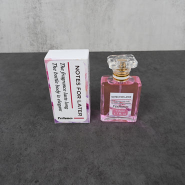 NOTES FOR LATER Pink Floral Fruity Perfume for Women Elegant Long-lasting Fragrance, Feminine & Charming Scent