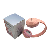 JumBrock Headsets Pink Wireless Bluetooth 5.4 Over Ear Headsets IPX5 Waterproof 8-12 Hour Battery 10-15m Range
