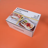 Vyszczxzx Leak-Proof Bento Boxes with Compartments for Meal Prep