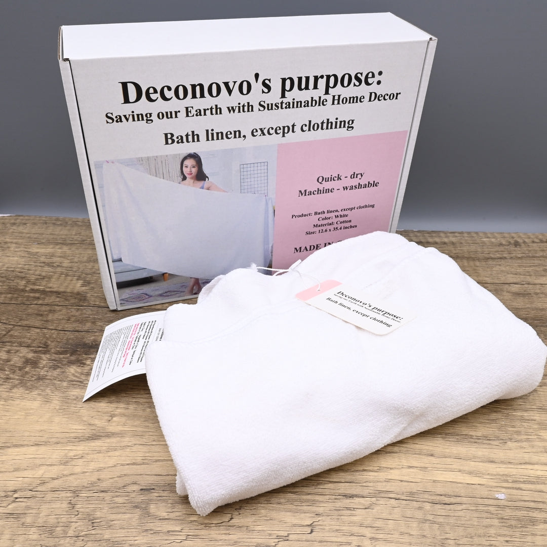 Deconovo's purpose: Saving our Earth with Sustainable Home Decor Premium Cotton Bath Linen Luxury Bathroom Towels and Linens Super Soft Bath Linen Except Clothing Collection