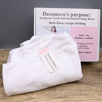 Deconovo's purpose: Saving our Earth with Sustainable Home Decor Premium Cotton Bath Linen Luxury Bathroom Towels and Linens Super Soft Bath Linen Except Clothing Collection