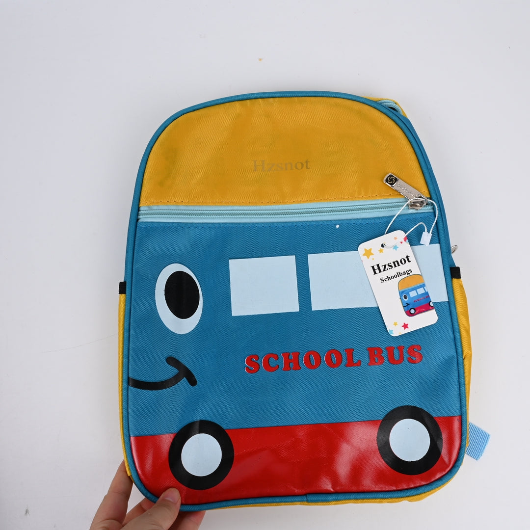 Hzsnot School Bus Backpack for Kids Adorable Cartoon Schoolbags for Preschool and Kindergarten Children