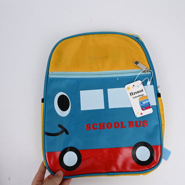 Hzsnot School Bus Backpack for Kids Adorable Cartoon Schoolbags for Preschool and Kindergarten Children