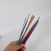 Eoglirie Crochet Hook Set Aluminum Crochet Needles with Stitch Markers Multi-Size Crochet Hooks for DIY Knitting
