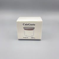 CuisGusto Stylish Storage Jar - Durable Plastic Container for Home and Office Organization