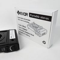 VEVOR Portable Stoves Portable Energy Saving Gas Stove Black Lightweight High Efficiency Quick Heating for Outdoor Camping