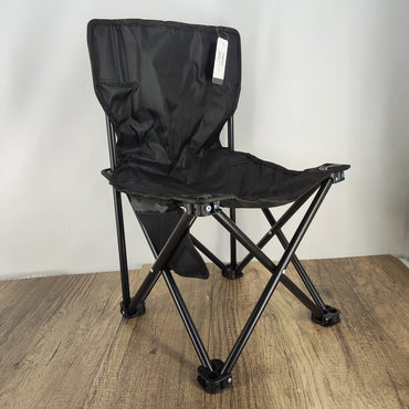 Aspelev Portable Outdoor Folding Chair - Medium Black